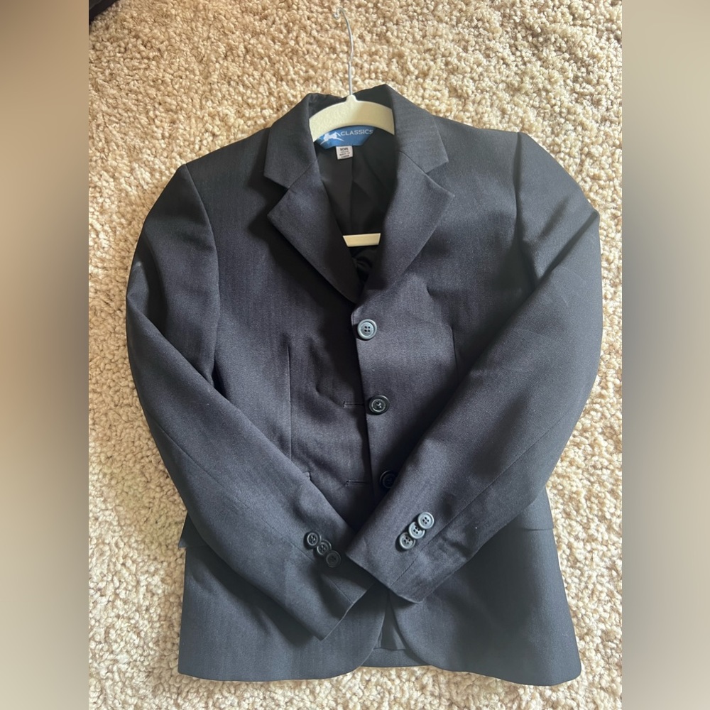 Gently used child's equestrian show jacket RJ Classix size 10 regular